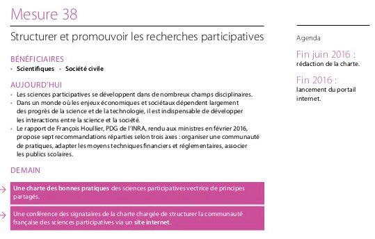 merilhougoudard's tweet photo. 38e mesure du plan de #SimplificationESR : mise en œuvre du rapport #sciencesparticipatives https://t.co/56XMJV9prW https://t.co/6rpcbWddsk
