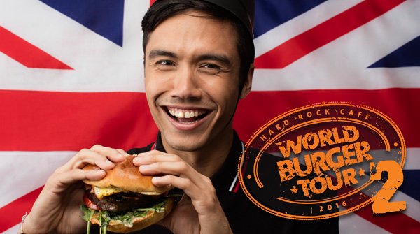 HardRock's tweet photo. Find your new favorite burger during #WorldBurgerTour! Dig in now until June 30. https://t.co/kX8AVOTbR0 https://t.co/2mSZn3PBd9