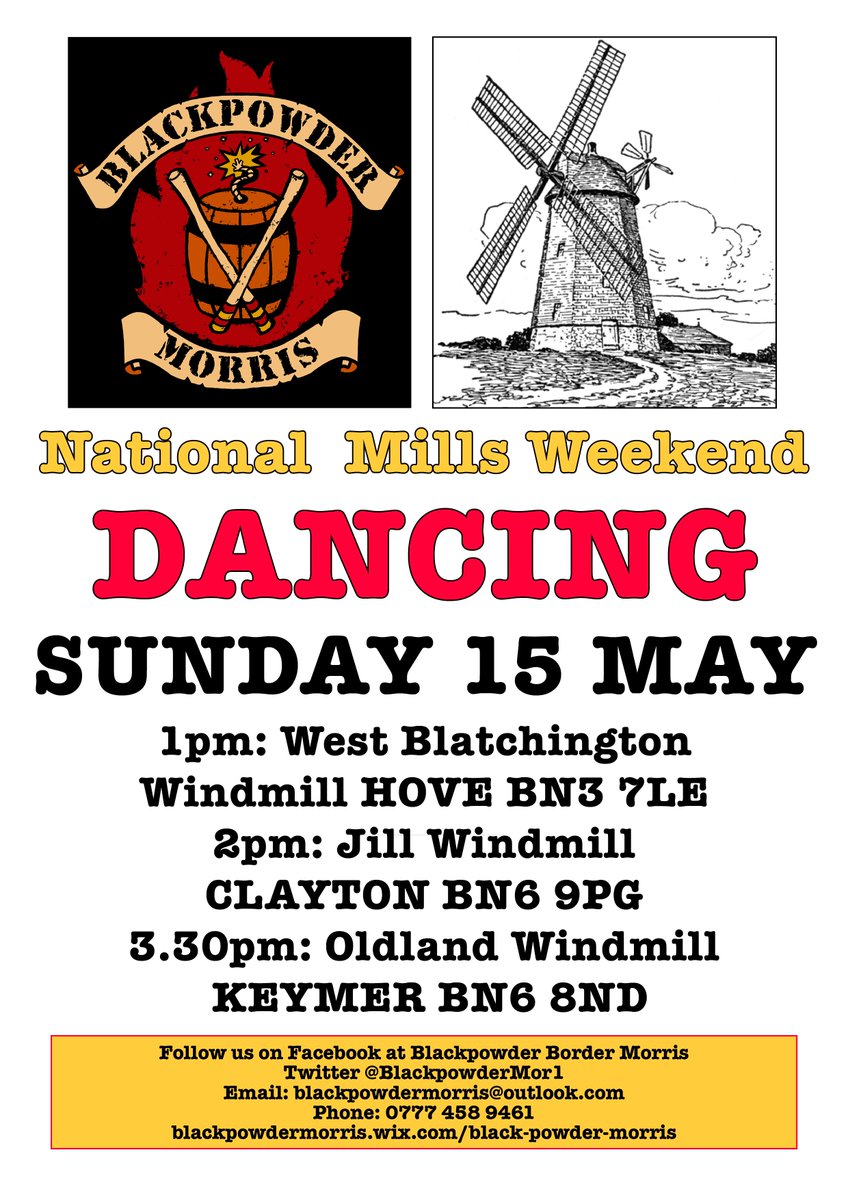 We're supporting National Windmills Weekend. Here's where to see us. More information about the event @ukmills