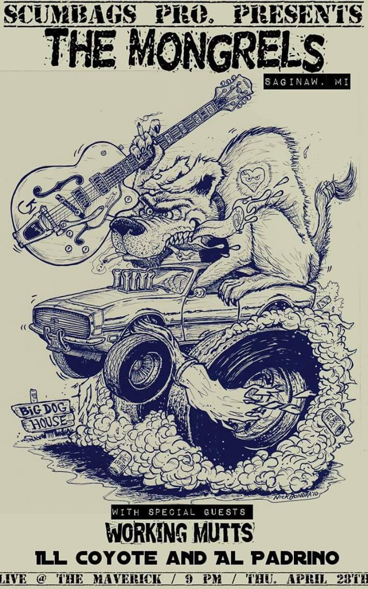 TheMongrels's tweet photo. @TheMongrels Tonight at Maverick Bar in Yuma Arizona #TheMongrelsTour #Saginaw #Punk #PunkRock #ArizonaPunk https://t.co/tCkU56OgGB