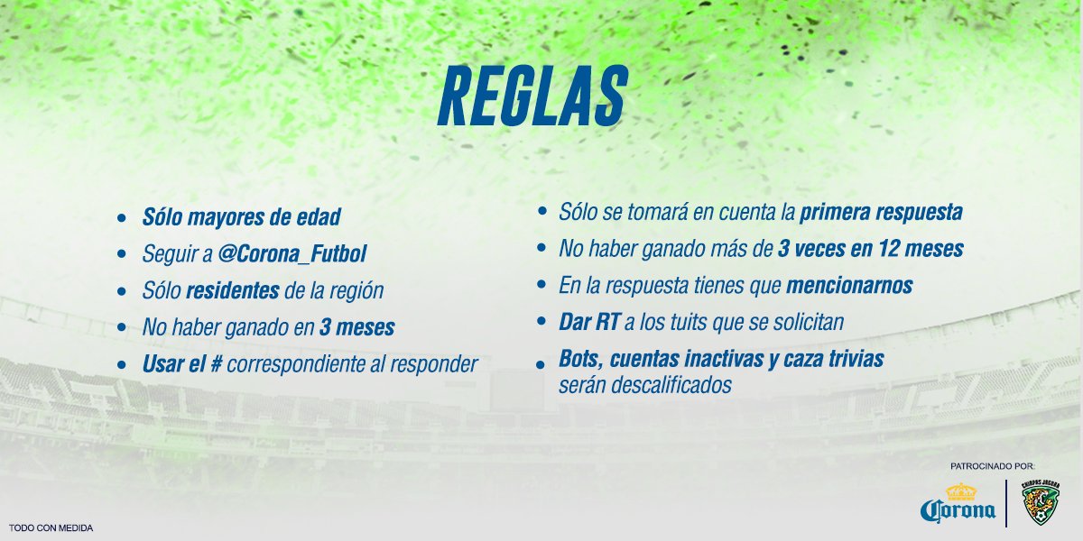Corona_Futbol's tweet photo. Conoce las bases para poder participar por uno de los 4 pases dobles de @Chiapas_FC. #CoronaMeLleva https://t.co/lK7Rsx7eZy