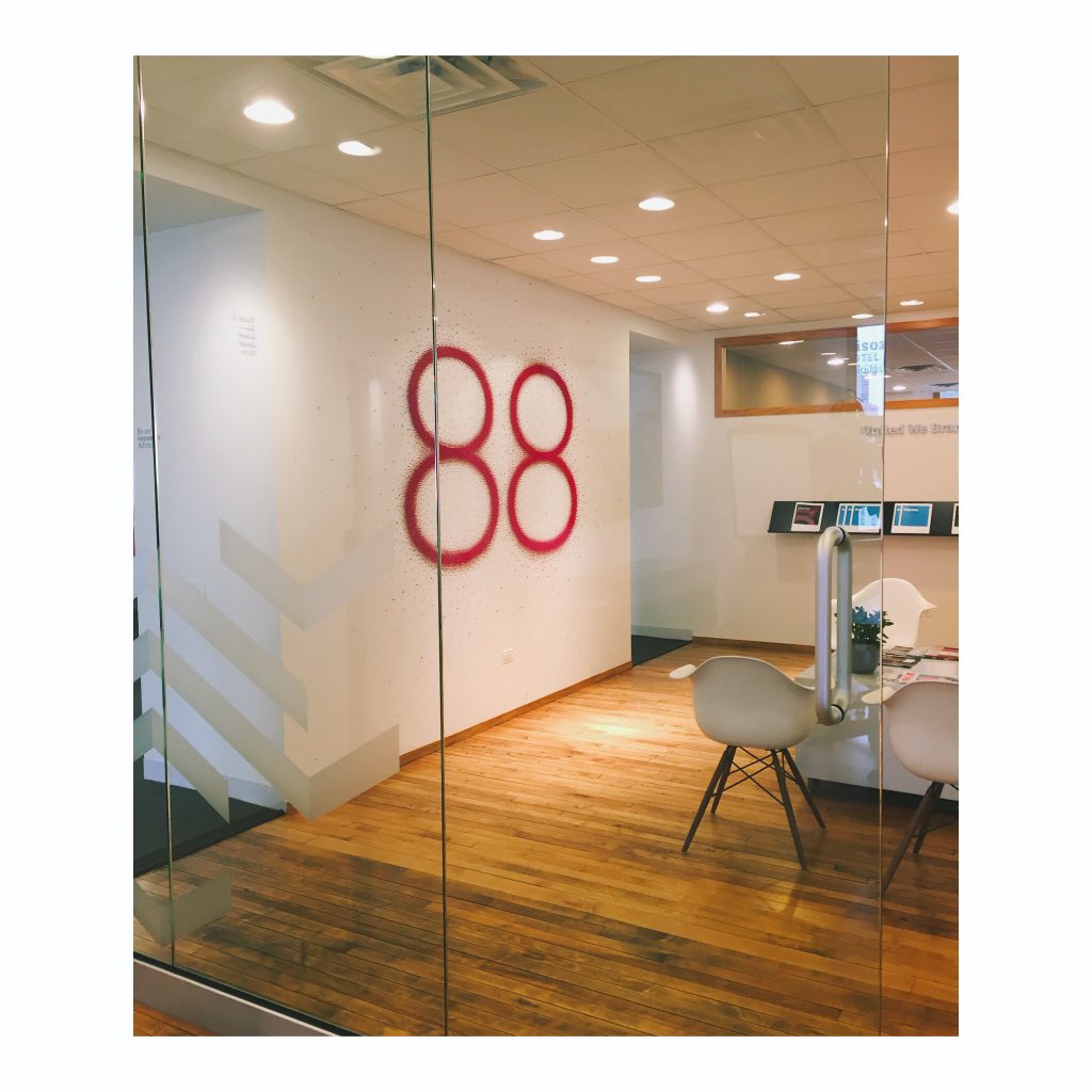 SierraA_Clark's tweet photo. Just visited @88BrandPartners. Such a great agency and great people! https://t.co/R741er6PS6