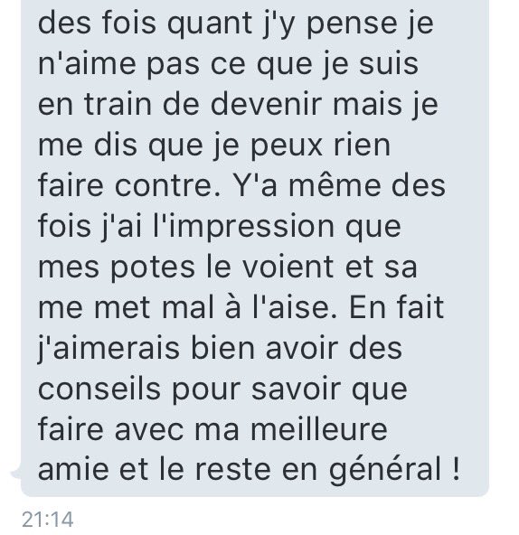 Secretsinavoues's tweet image. Go lui donnez des conseils en masse !!! ✊