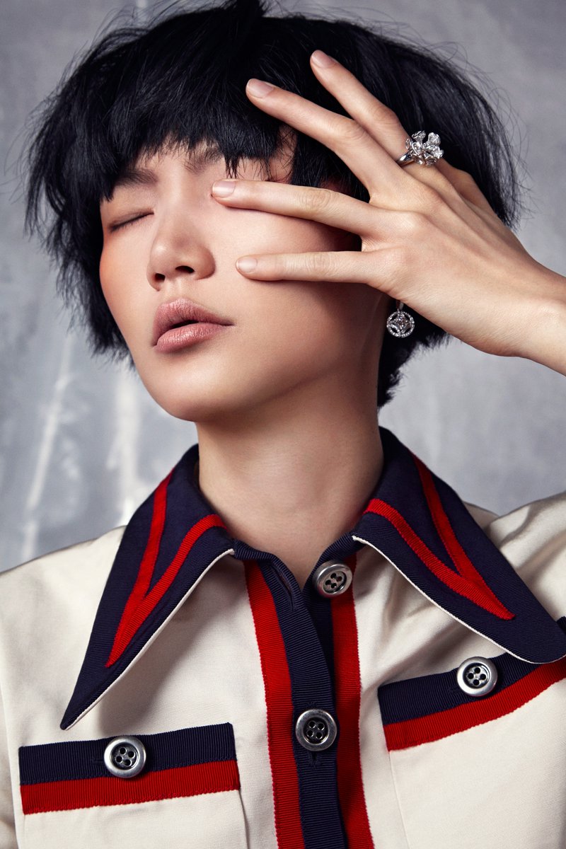 Creamy skin &amp; fleshy blush tones for new <a href="/ELLE_Vietnam/">ELLE Vietnam</a>, photographed by <a href="/BillieScheepers/">Billie Scheepers</a>