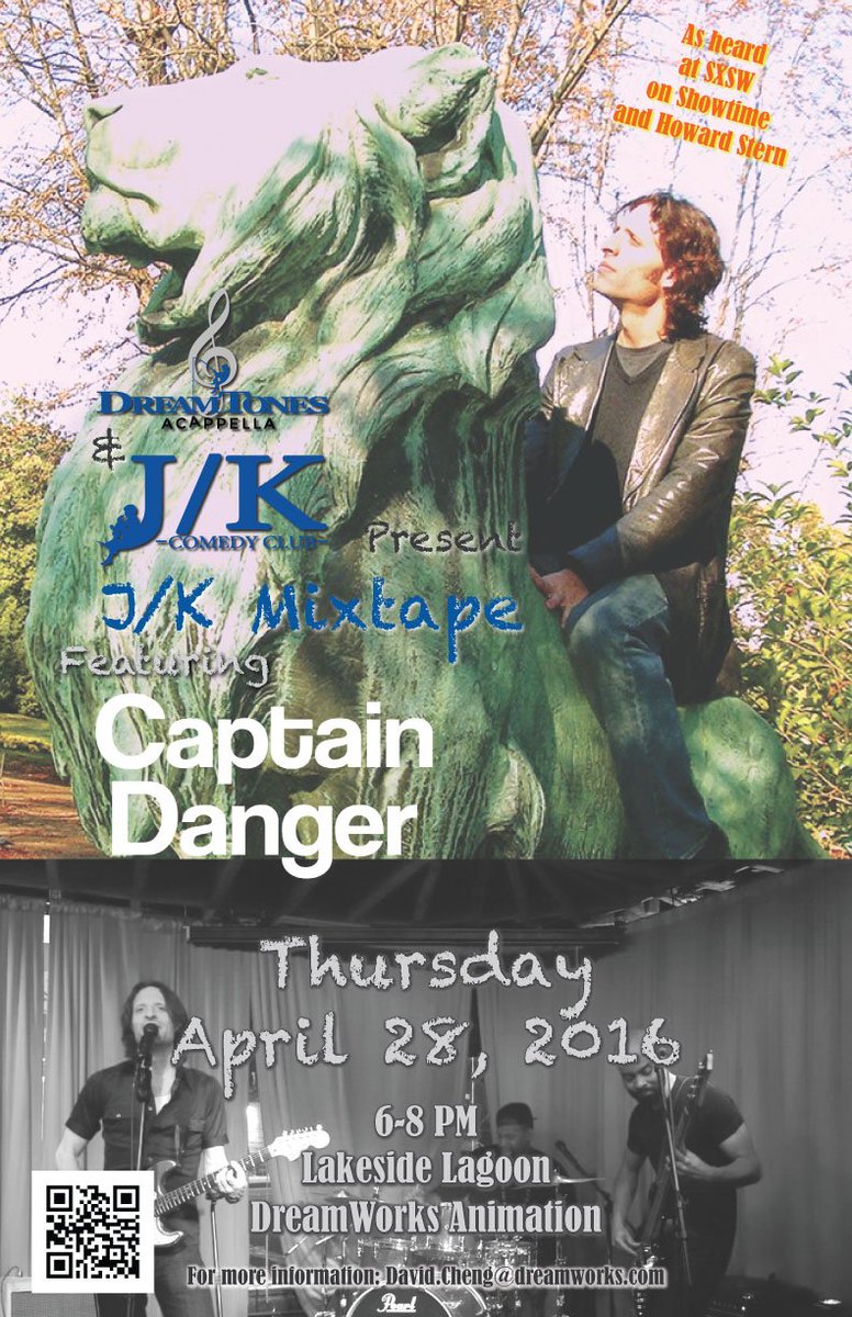 dscheng's tweet photo. Welcoming @CaptDanger to @DWAnimation #JKMusic show tonight! https://t.co/aOmz7JtC31