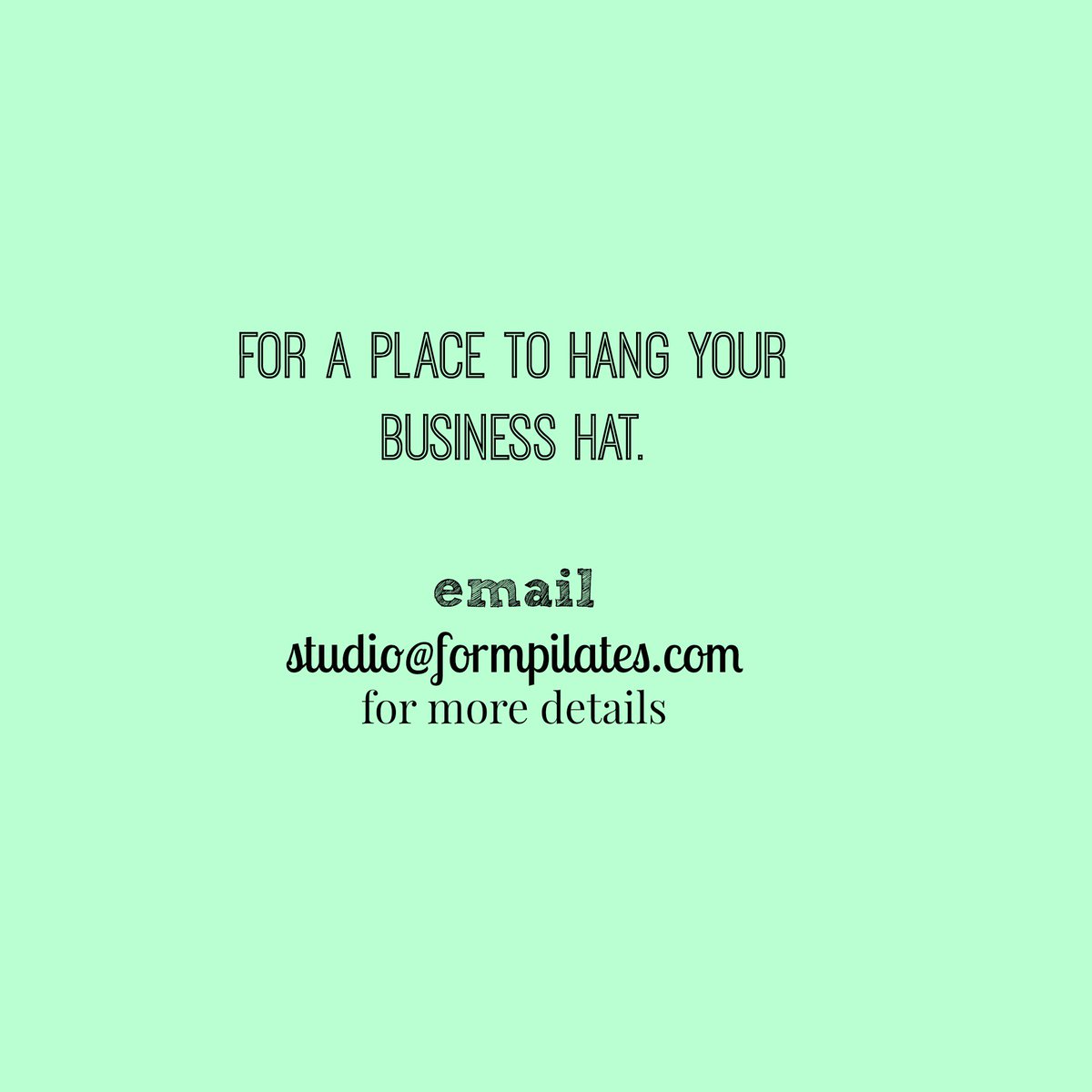 FORMPilates's tweet photo. If you're looking for a space for your growing business, boy are you lucky. #FORMpilates #spacerental #pilates https://t.co/gjBk2YPnH0