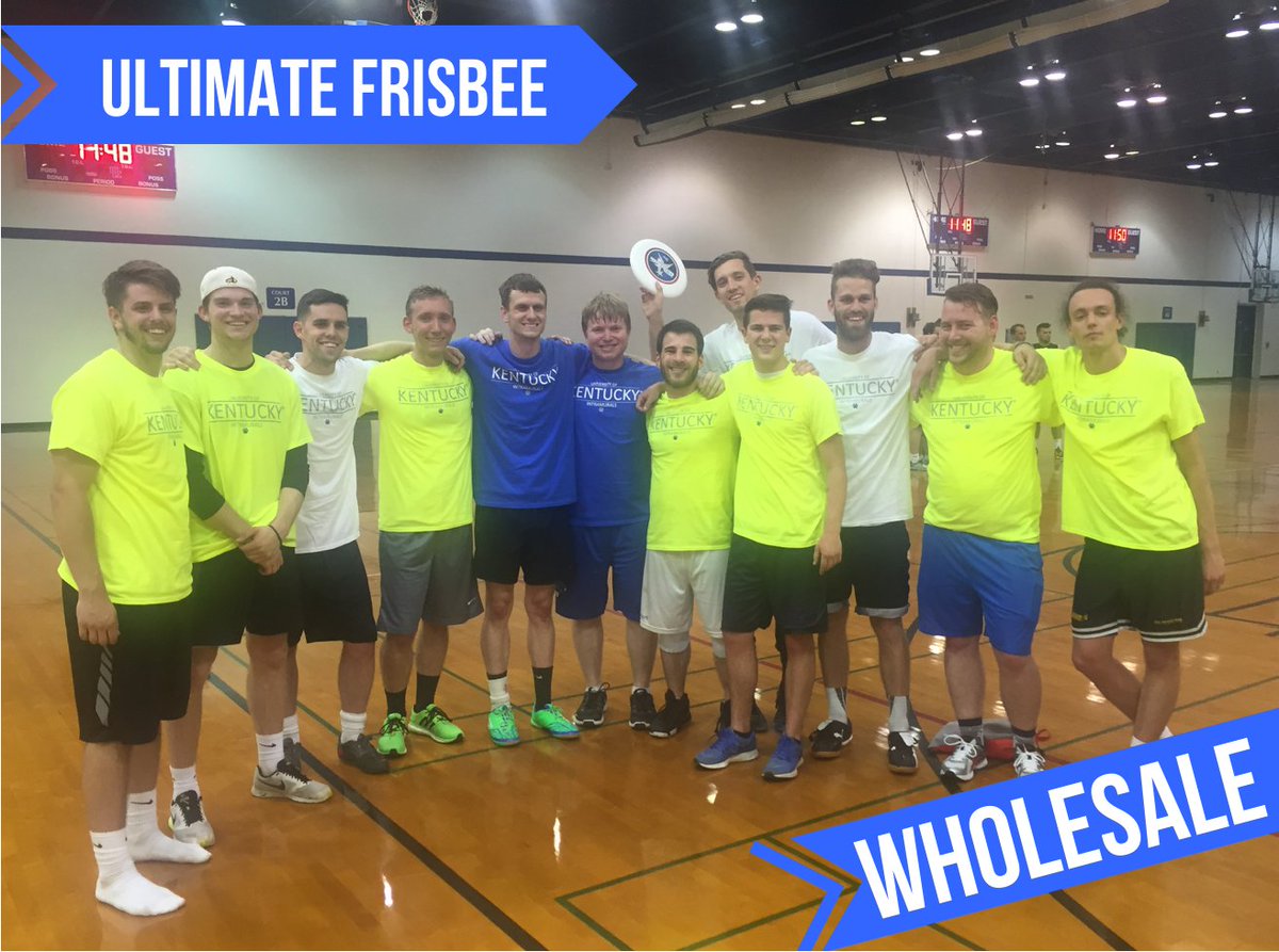 UKIntramurals's tweet photo. Last night we finished our Ultimate Frisbee Tournament- Congratulations to our champions, Wholesale &amp; UKYMED🏆 https://t.co/4fvhVNRLJj