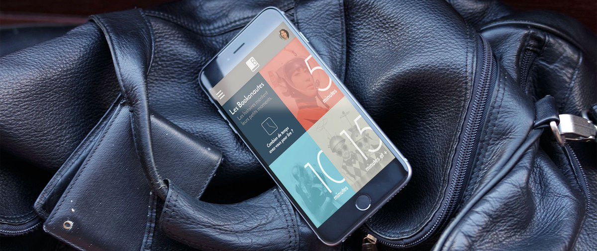 ouestmedialab's tweet photo. Le projet @lesbookonautes propose de choisir sa lecture selon le temps dont on dispose #StoryCodeFR #Nantes #mobile https://t.co/qfoQ2aK6SH