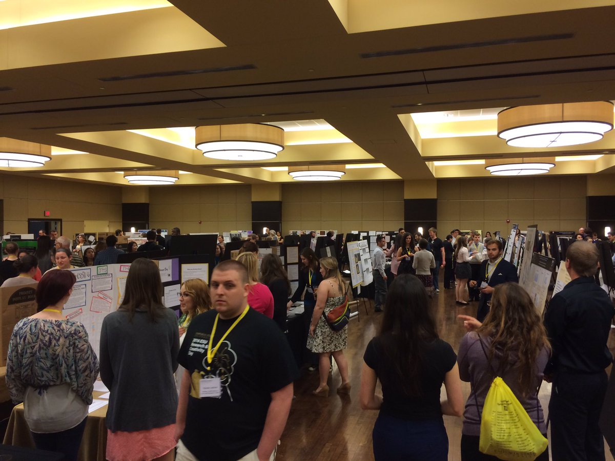 ESU_ATProgram's tweet photo. It's #ResearchAndCreativity Day! Come to the Union and check out the AT Student Posters #stingersup https://t.co/UVkOY5PmVh