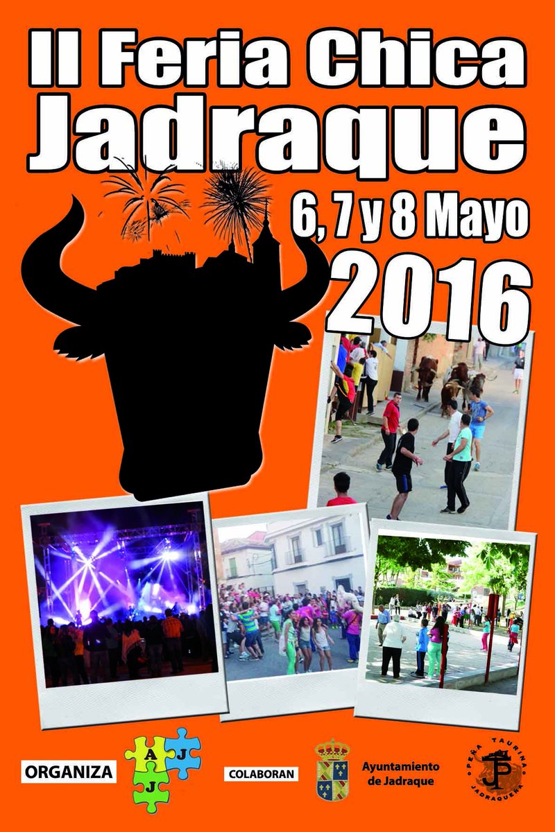 AJJADRAQUE's tweet photo. II FERIA CHICA JADRAQUE 2016
OS ESPERAMOS A TODOS https://t.co/0jyCa7Lwy4