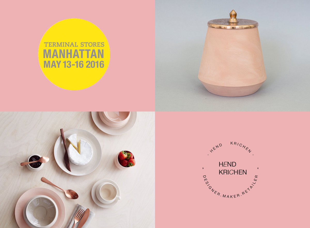 HendKrichen's tweet photo. #hendkrichen exhibiting at @wanteddesign this May! Come say hello New Yorkers and Design lovers https://t.co/kSvMdu55Qi