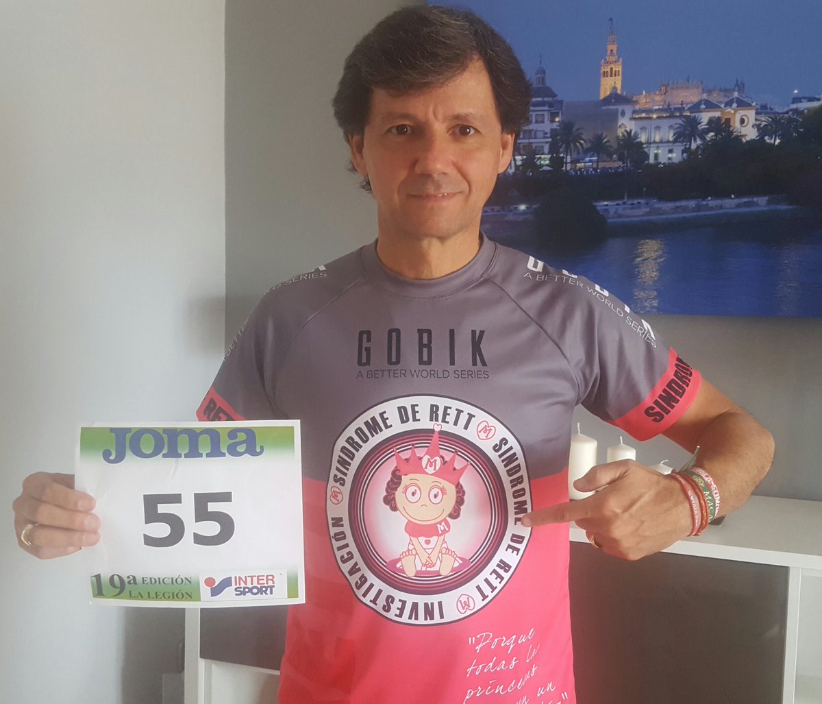 JavierMartinSFC's tweet photo. Con mi dorsal d @101km24H y camiseta d Asoc.Mi Princesa Rett
#xlasPrincesasRett #yocorrolos101xRett #somosrunnaticos https://t.co/EABeSp62WL