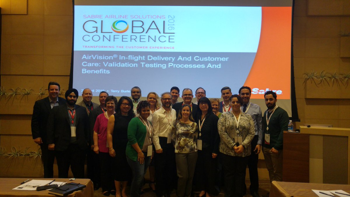PiotrUryga's tweet photo. AirVision In-flight community after wrapping up #ASconf16 sessions. Cc/ @Sabre_Corp @CSucur @revdaz https://t.co/1gbotKEqah