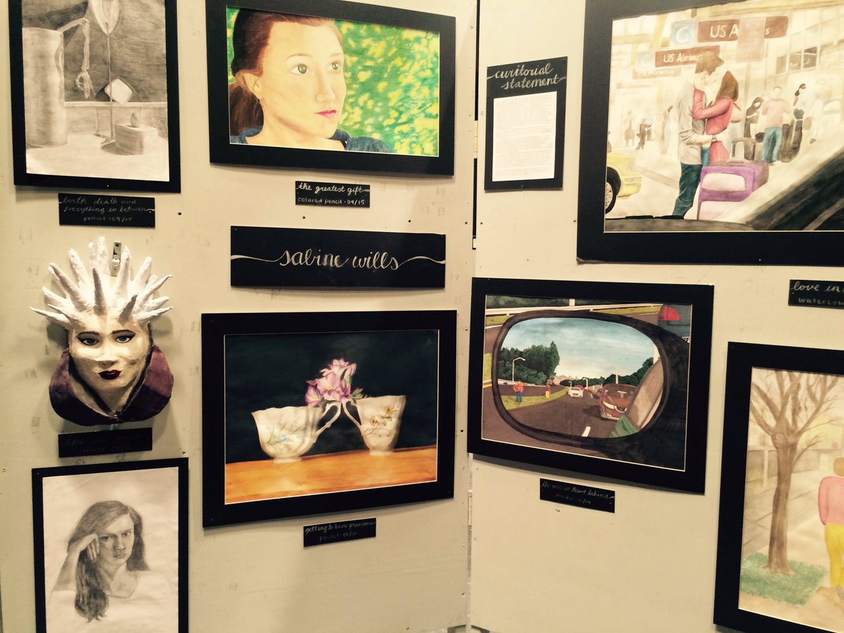 MasonIBProgram's tweet photo. Don't miss the IB Art show--TONIGHT!  Amazing work by amazing artists!!! https://t.co/SR9lbzYY2w