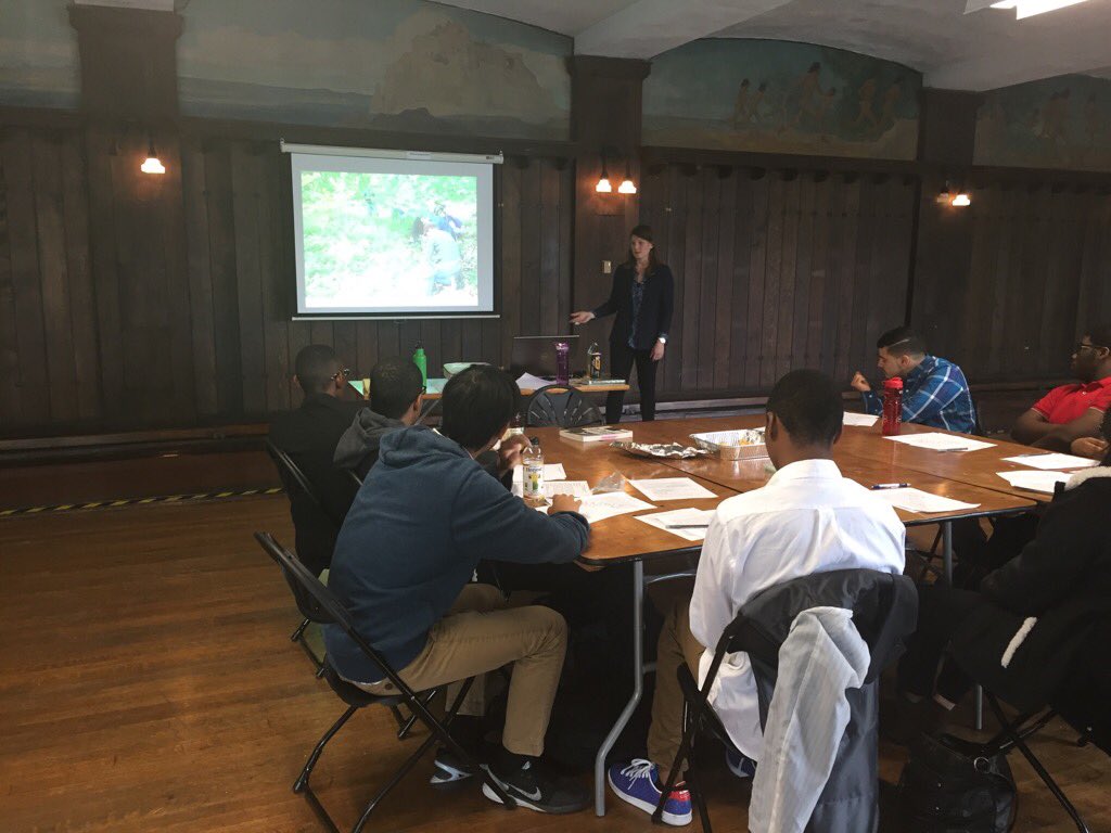 WaveHill's tweet photo. Our #WERMs loved learning about research in the Thain Family Forest from Jessica Schuler of @NYBG! #WaveHillEd https://t.co/8oIHq0lvpm