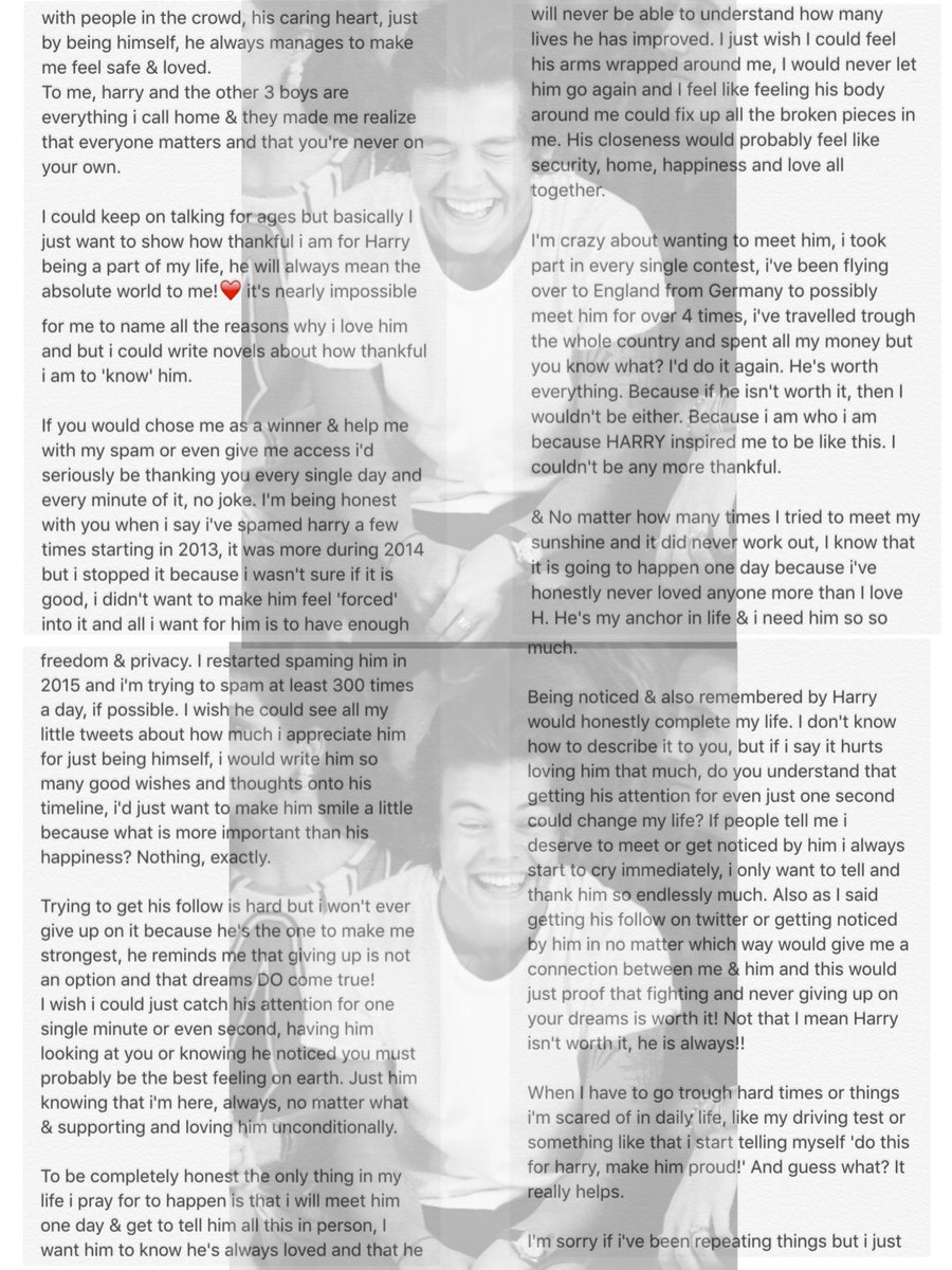 whateveralena's tweet photo. @saintsmev @valentinos thank you from the deepest buttom of my heart for this incredible chance!❤️ #MeaHarryContest https://t.co/WlQ5cO3vEz