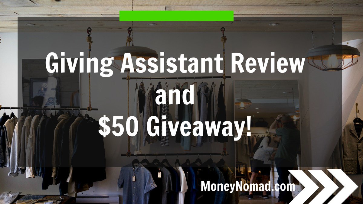 MoneyNomadZach's tweet image. Check out this review of @GivingAssistant and enter to win a $50 Paypal #giveaway! buff.ly/1rltfiR