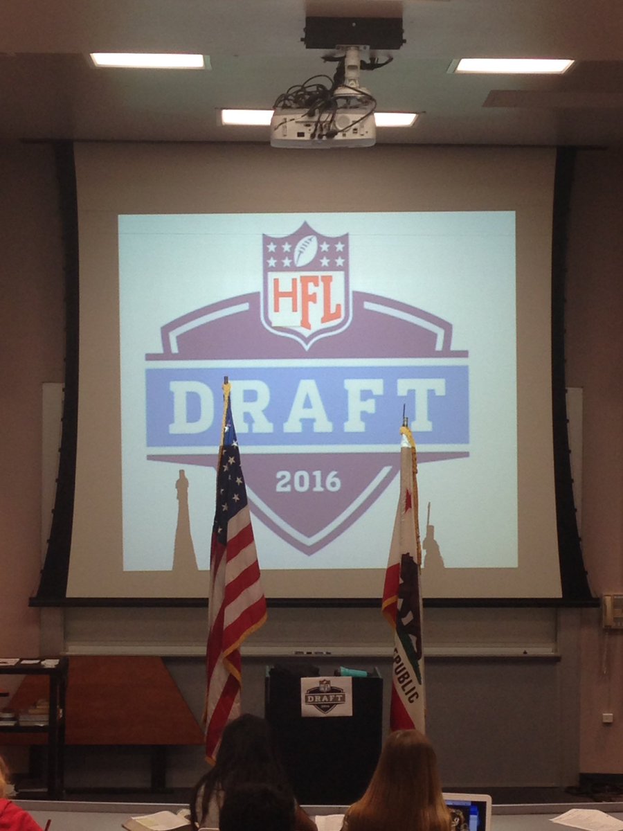 CoachTimKenney's tweet photo. With the first pick in the #HFLDraft... Cold War/New World Issues unit begins https://t.co/0F1Mj6uRVD