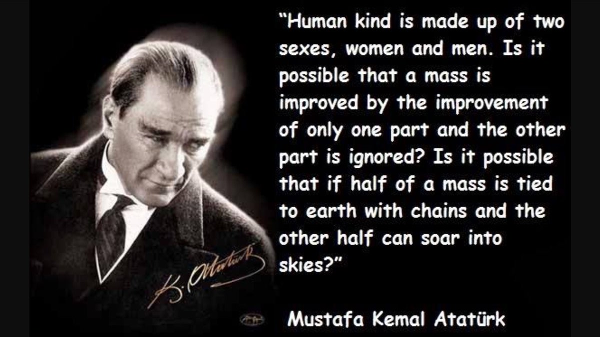 That's why #weloveAtatürk !!!