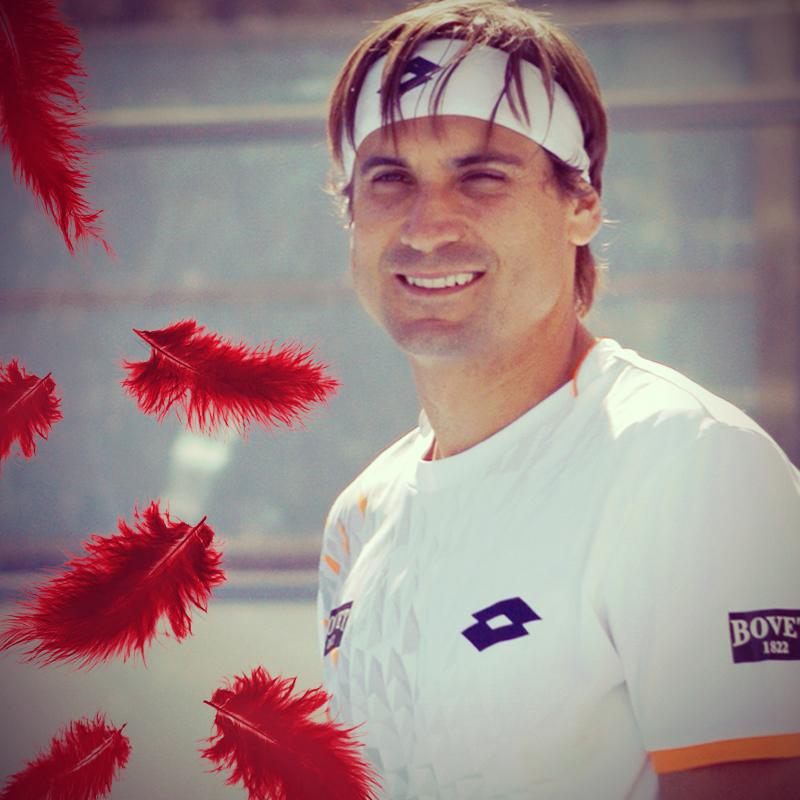DavidFerrer87's tweet photo. Hoy he recibido una visita muy especial. Pista: Tiene muy mal perder...¡Mañana os cuento más! #AngryTraining https://t.co/IfTzJ6gONj