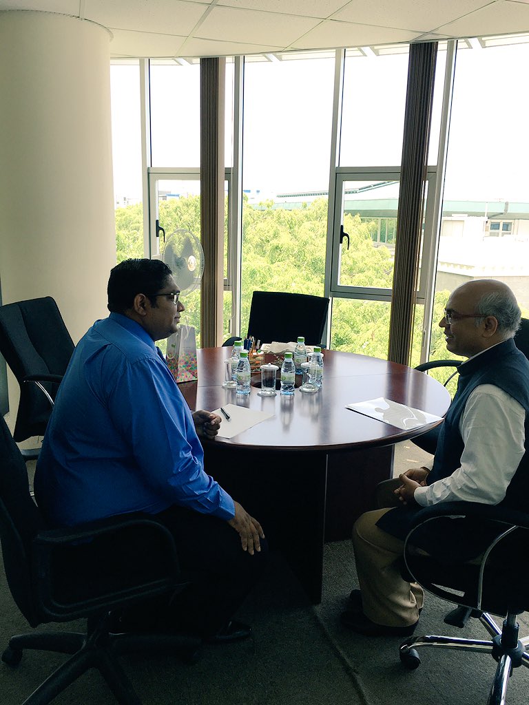 Useful call on  Hon'ble Uz Mohamed Anil, Attorney Genera of Maldives @agofficemv . Varah Boda Shukriya Manikufaanu!