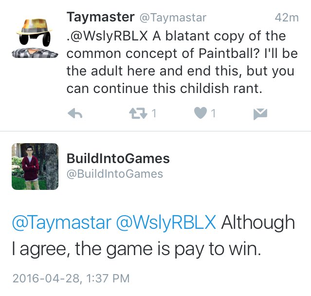 Taymaster Roblox Drama