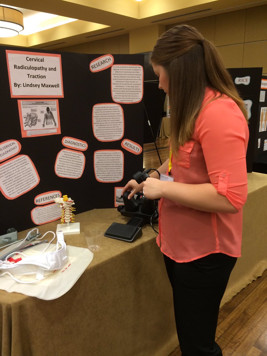 ESU_ATProgram's tweet photo. Pneumatic traction can help with cervical radiculopathy #ResearchAndCreativity https://t.co/X4NJx7mI7N
