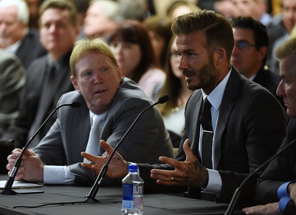 Sitting next to David Beckham will make you realize it's time to stop cutting your own hair.