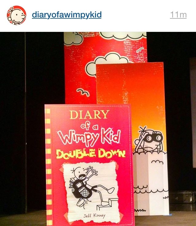 gregheffley_7's tweet photo. The new cover for #WimpyKid11 https://t.co/7oJ3GMX3Bi
