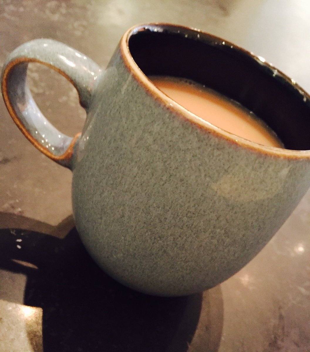 My favourite end to a busy day. Love a cuppa!