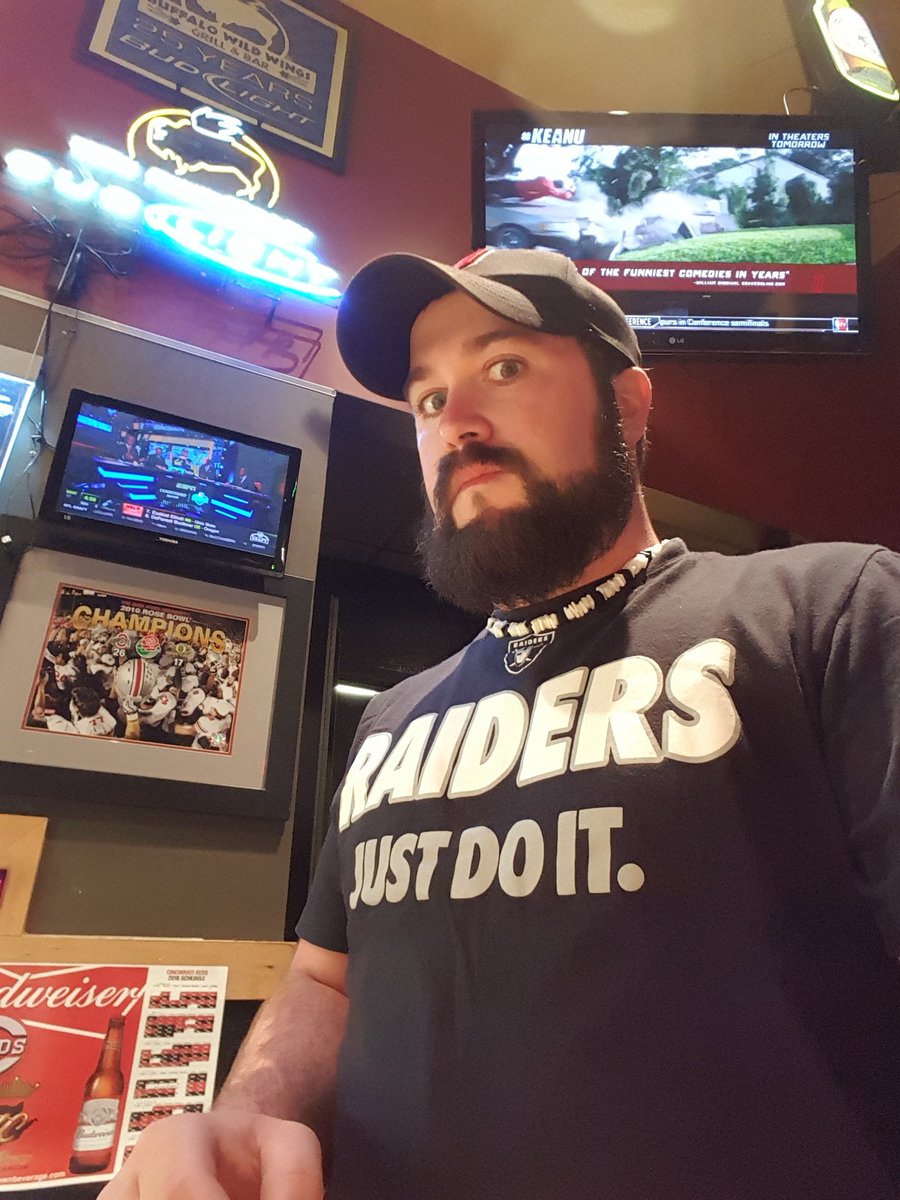 punk4152's tweet photo. Raider Nation!!!!  @Jeremy_Lewis00 @JesseLayne740 @jpauley23 @ktbee333 @Seth_Craig07 https://t.co/FZyDPclx01