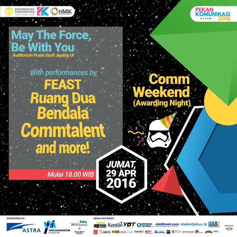 RuangDua's tweet photo. Morning guys!
RUANG DUA akan manggung malam ini di penutupan Pekan Komunikasi 2016! https://t.co/KmtfFk5hKr