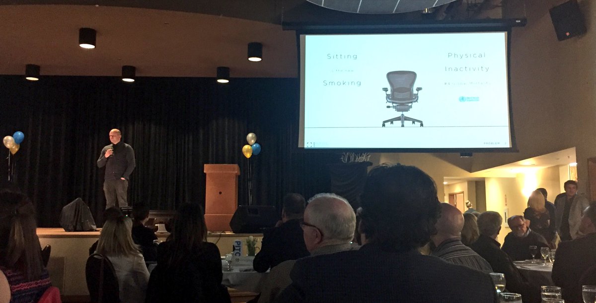 SpenserMcCall's tweet image. #FORMid's Patrick Danielson presents a chair that works as hard as you do. #sittingisthenewsmoking #PItch @norcat