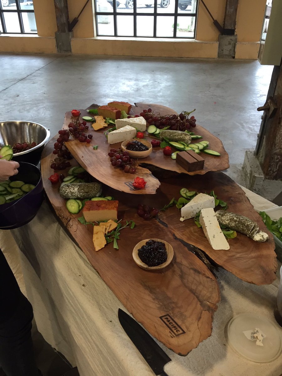 Where I'll be all night: Blue Heron Cheese table (looking extra beautiful on <a href="/PacDesignLab/">Pacific Design Lab</a> boards!) #spreadwellness