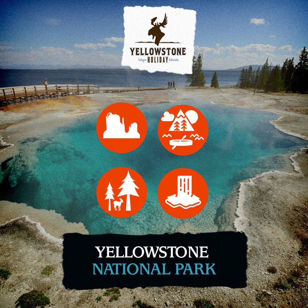 Just 15 minutes from Yellowstone National Park where you can see so many amazing views. #YellowstoneVacation