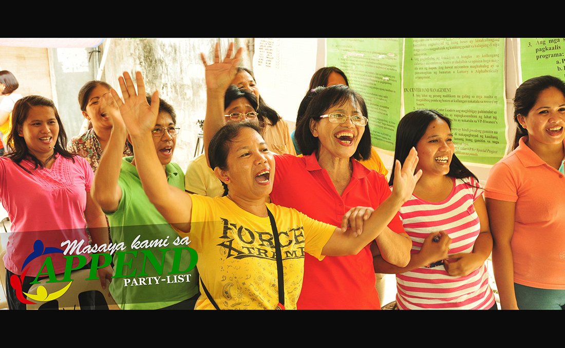 kmbi_org's tweet photo. Sa APPEND Party-List, panalo kami sa  proteksiyon ng microinsurance para sa aming mga pamilya! #111APPENDPartyList https://t.co/t3eajBuF49