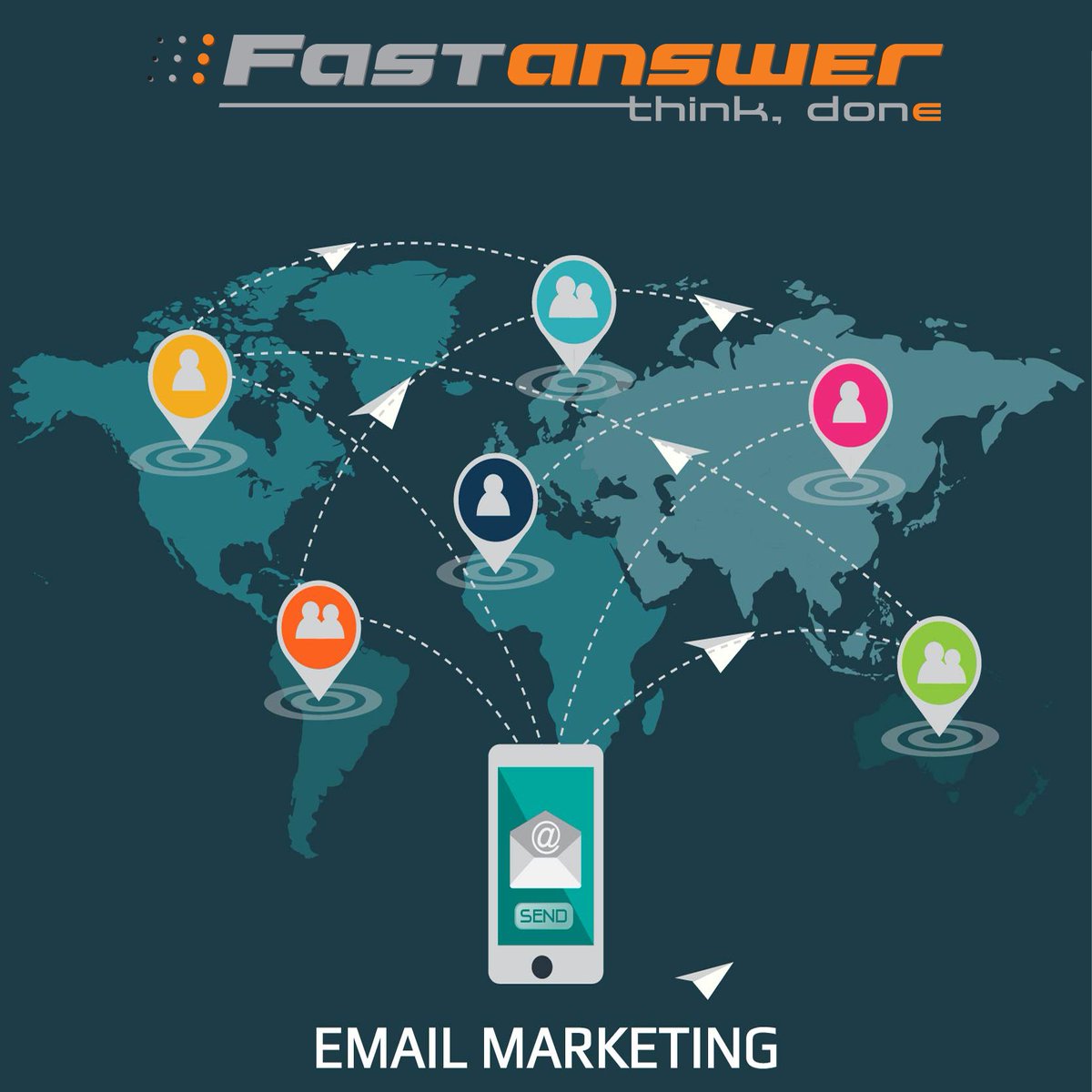 fast_answer's tweet image. Email marketing is a vibrant and powerful way to connect with people. We can do it for you! #Fastanswer #ThinkDone