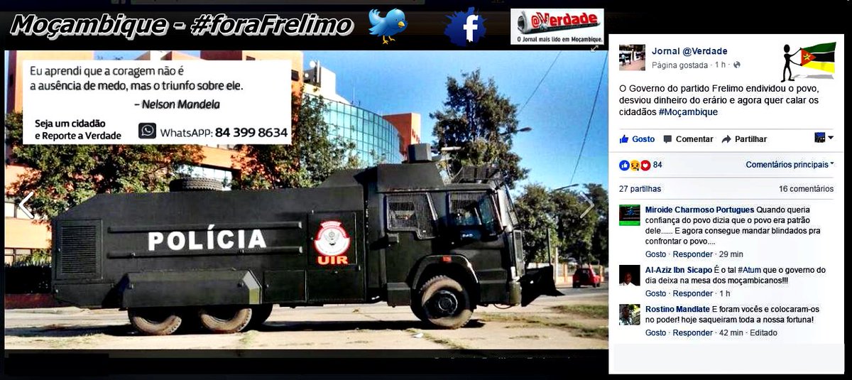 foreverpemba's tweet image. #Moçambique #foraFrelimo-Gov. da Frelimo endividou o povo, desviou dinheiro do erário e agora quer calar os cidadãos