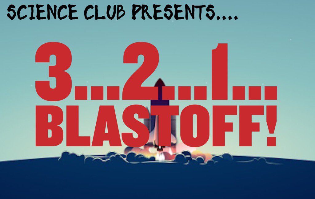 This Friday come out to 3...2...1... BLASTOFF! This meeting members will be making rockets! 
•FRI.APR.29th
•RM 204