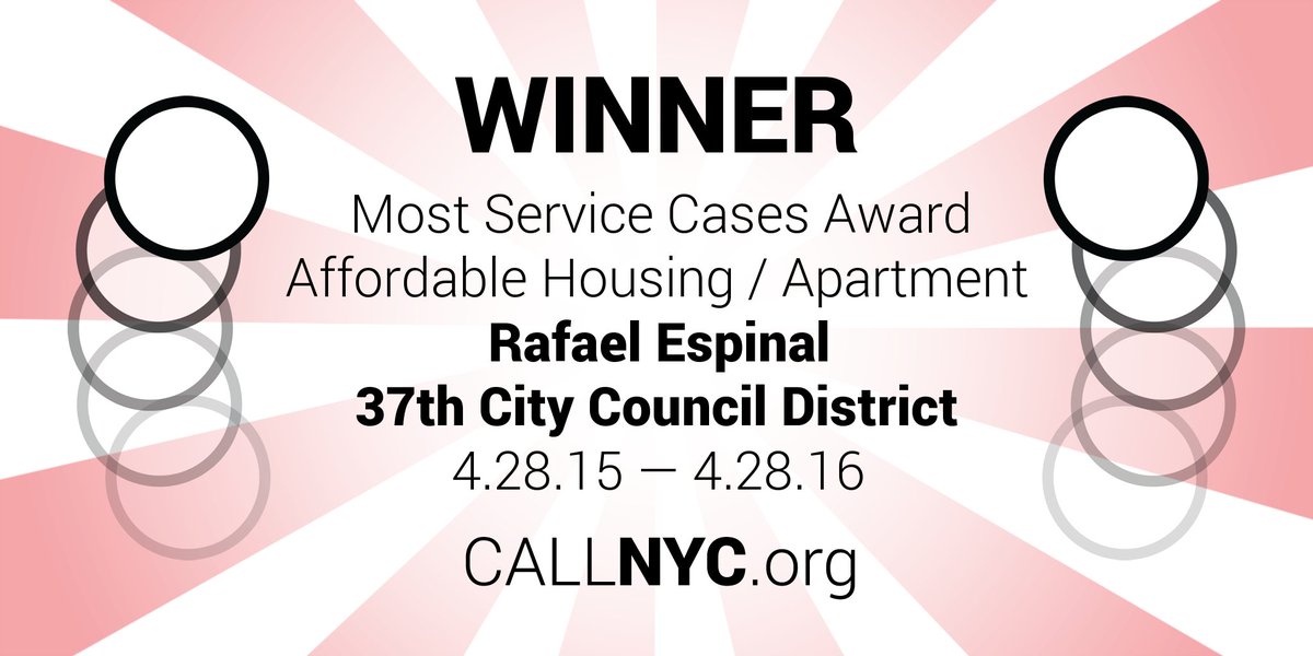 CallNYCapp's tweet photo. 🏆 @RLEspinal provides the most #AffordableHousing help on @NYCCouncil. Thank you! #CallNYC https://t.co/grEZDUYGgo https://t.co/so9hmQ9PP8