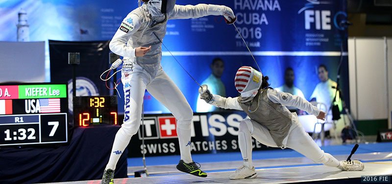 TeamUSA's tweet photo. Members of the 2016 @USAFencing team are expected to be medal contenders in #Rio2016! 
 
🇺🇸 https://t.co/KddplA9Fb4 https://t.co/TlAxJDqUs7