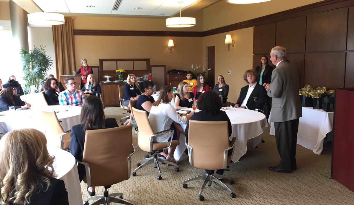 ohiodominican's tweet image. President Cimbolic is welcoming the new class of the President's Society! Congrats, Panthers!