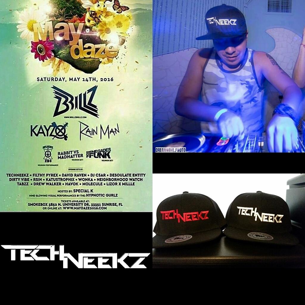 DJTechNeekz's tweet photo. HOT SALE ALERT! Any1 who purchases their #Maydaze2016 tix ONLY TODAY will be getting a FREE #TECHNEEKZ SNAPBACK! https://t.co/G1pd1jDmNk