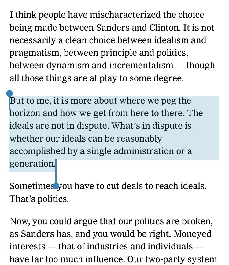 azeegs's tweet photo. .@CharlesMBlow as eloquent as ever, sums up exactly how I feel about this race and Sanders v Hillary #yescharles https://t.co/fBAxtFGn7a