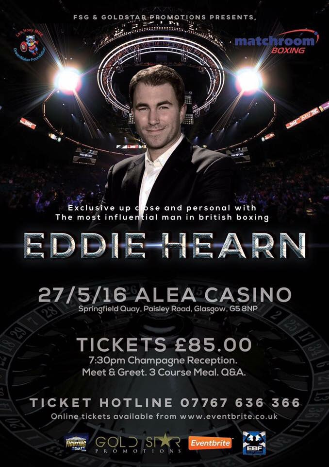 Bout beauties can't wait for this 😁 get in touch for tickets guys.. Only a limited amount 🙌🏻 <a href="/EddieHearn/">Eddie Hearn</a>