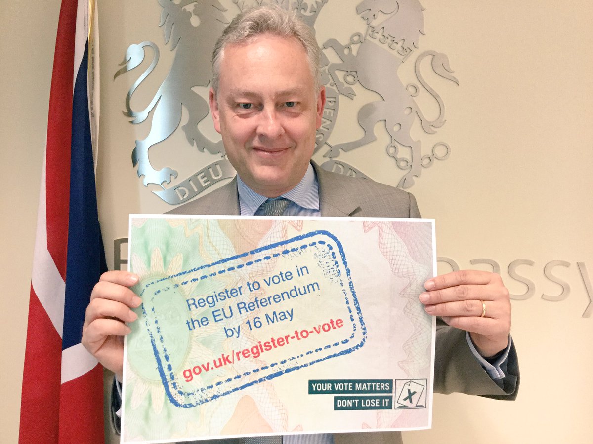 SimonManleyFCDO's tweet photo. Off tomorrow to Malaga to encourage Brits in Spain to register to vote in the #EUreferendum #YourVoteMatters https://t.co/Sks4oDb4lf