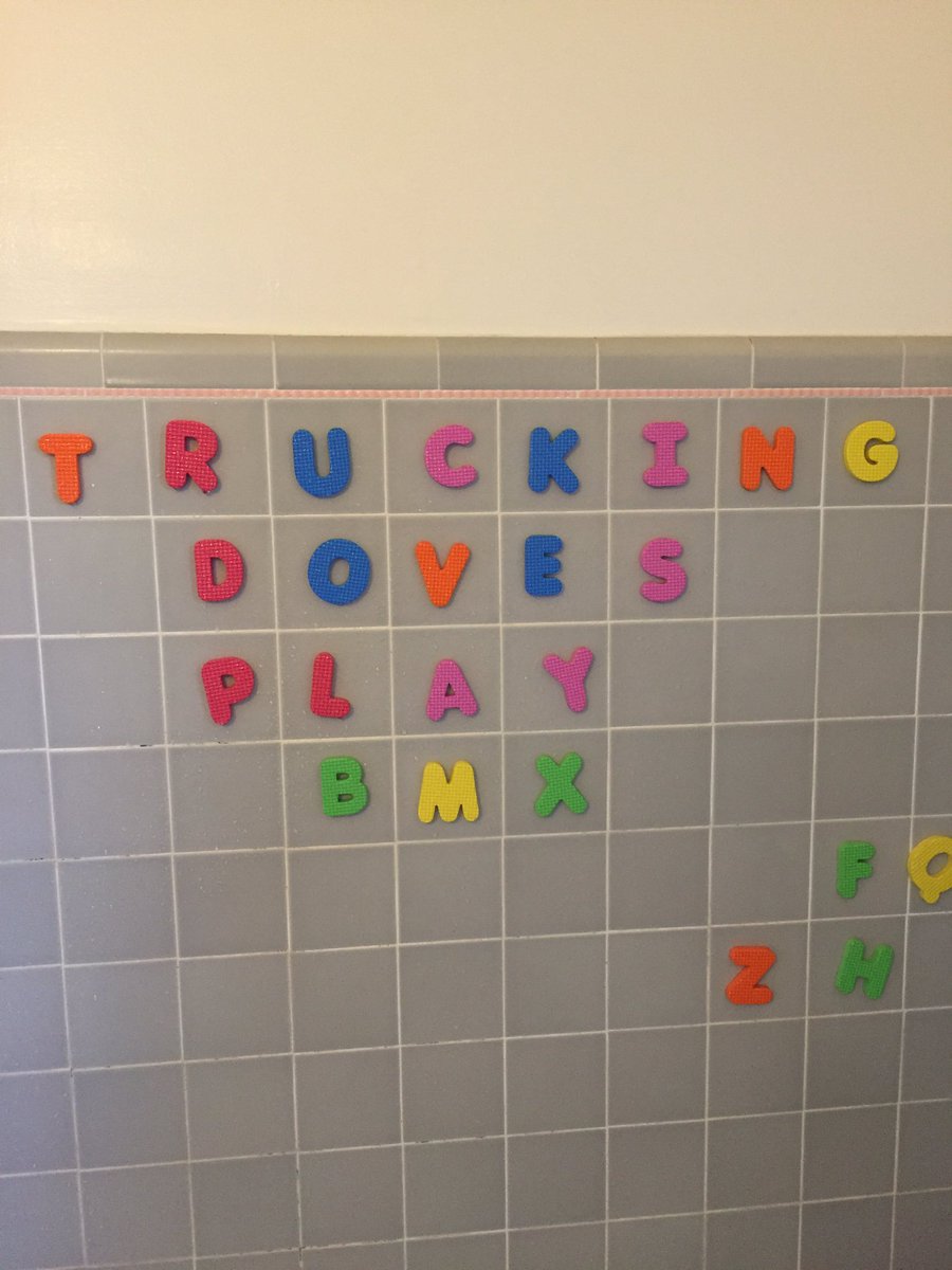 insta_pangrams's tweet image. Gotta appreciate #doves taking time out to #bmx #pangram #instapangram #silly #funny #shower IG: instapangrams