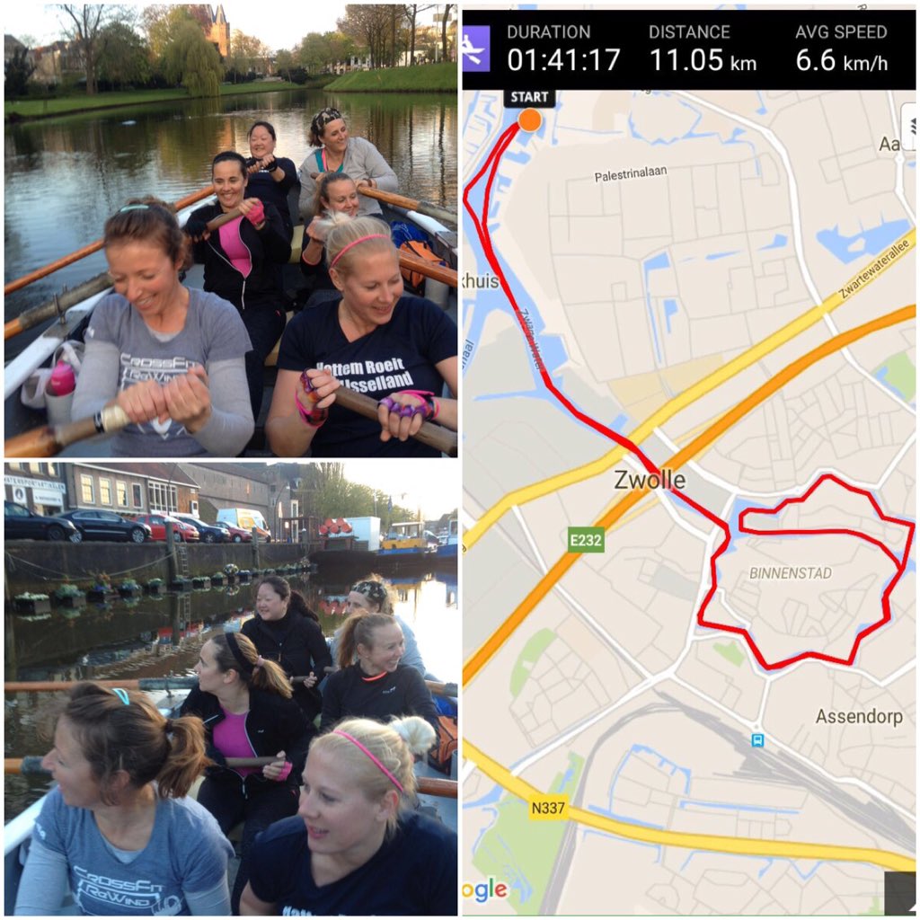 Fijne training met #WIJsselland op het <a href="/ZwolseGR/">Zwolse Grachtenrace</a> parcours en de koninklijke vaarroute #datvindenwijleuk #HT2016