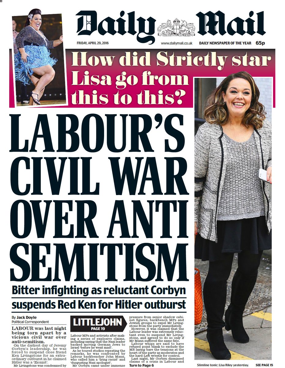 Ken Livingstone suspended by Labour Party in 'anti-Semitism' row ChKLGA5XEAAUNrf