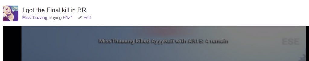 xMissThaaangx's tweet image. Watch and see I didn't always suck at h1z1 twitch.tv/missthaaang/v/…. #twitchislife #twitch #H1Z1 #twitchgrill